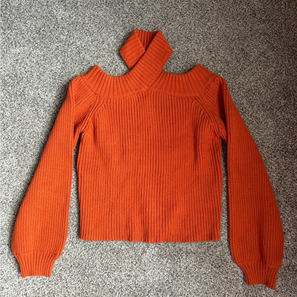 Orange sweater